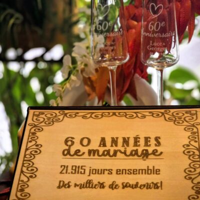 Verres & Coupes gravés sur mesure